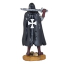 FIGURA TEMPLARIA TOLE 10 CALAVERA ESPADA 12CM NEGRA