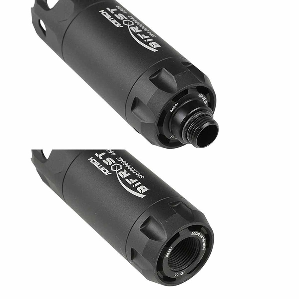 SILENCIADOR TRAZADOR ACETECH BIFROST NEGRO