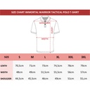 POLO IMMORTAL TACTICO M/CORTA NEGRO