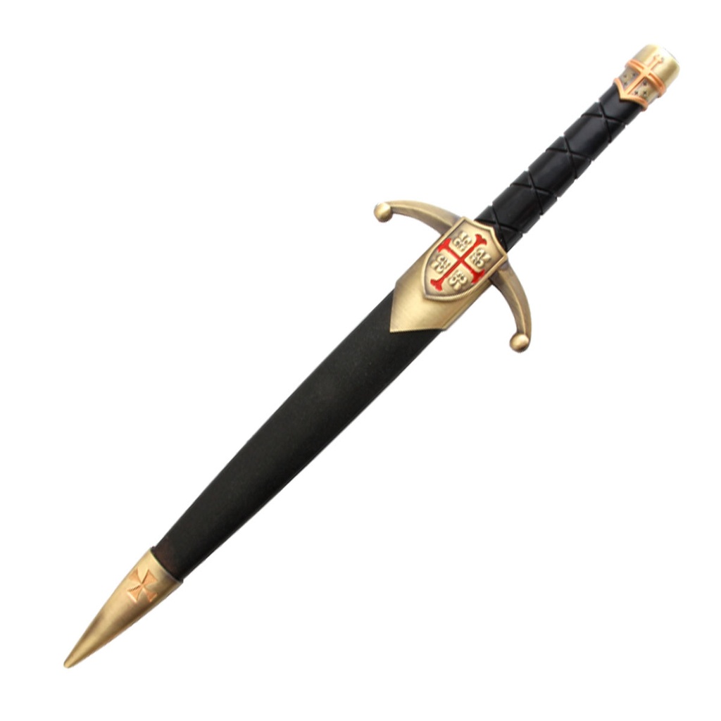 DAGA BH 7013 TEMPLAR 40CM ACERO NEGRA-DORADA