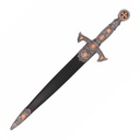 DAGA BH 7025 TEMPLAR 40CM ACERO NEGRA