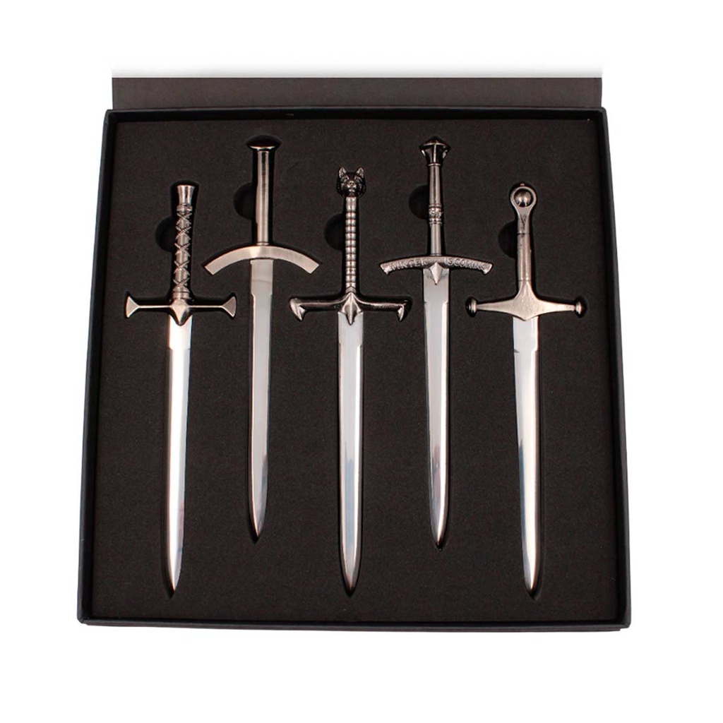 DAGA BH ABRECARTAS 5PCS 1257 GOT 22CM PLATA