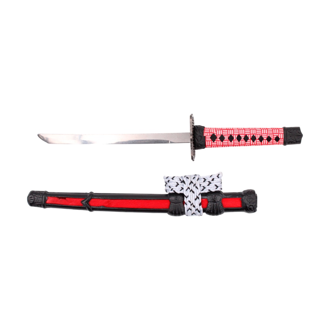 KATANA BH MINI 1413 ORN 20CM NEGRA-ROJA