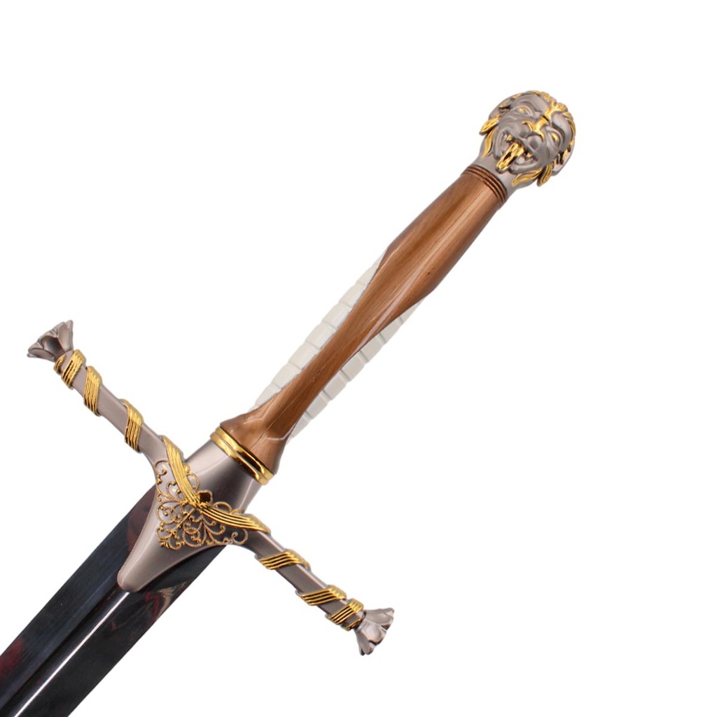 ESPADA 6047 GOT 128CM ACERO PLATA