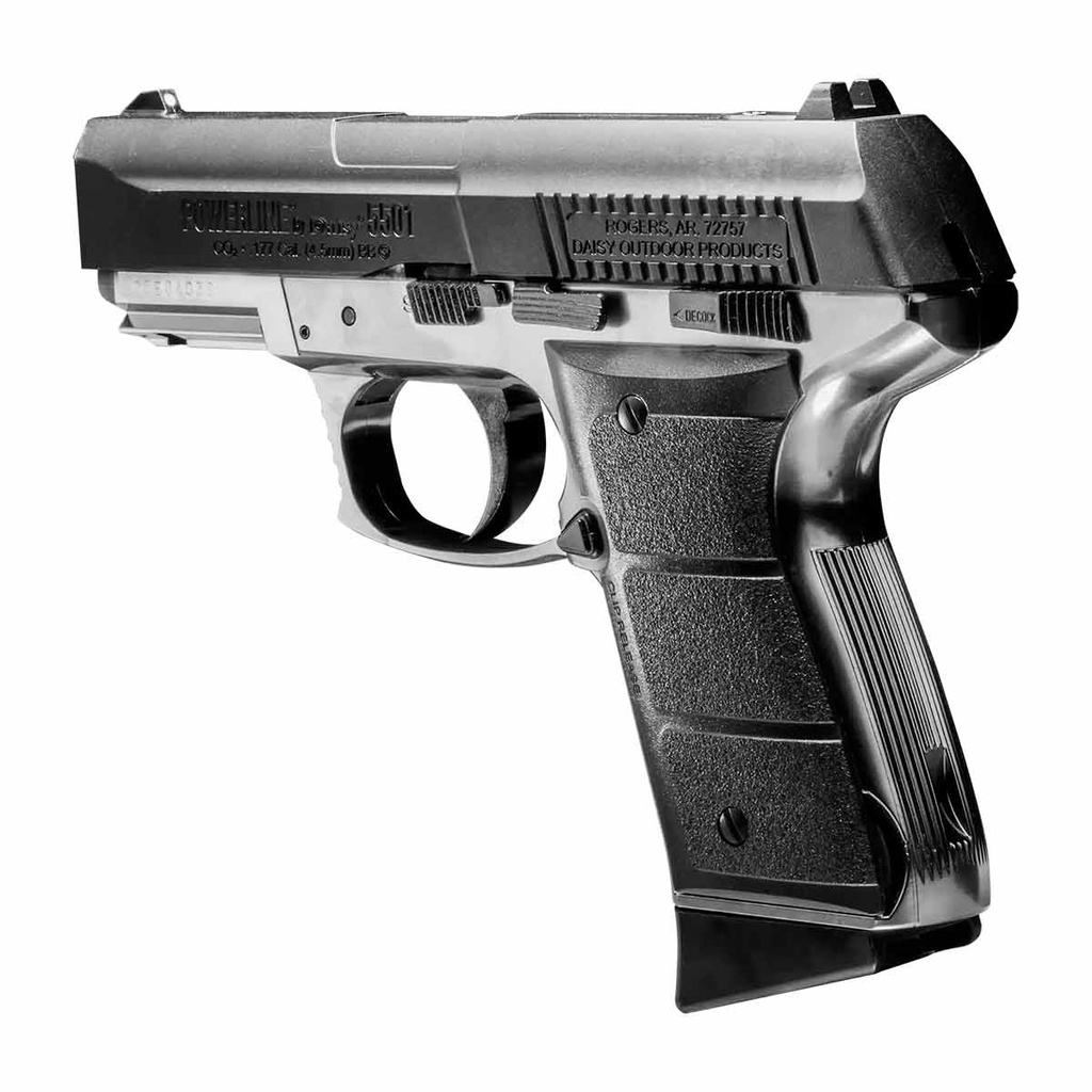 PISTOLA DAISY 5501 CO2 4.5 NEGRA-PLATA