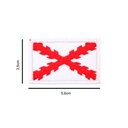 PARCHE IMMORTAL BORGOÑA BORDADO PEQ BLANCO