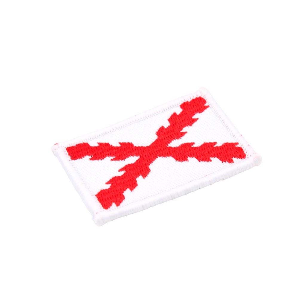 PARCHE IMMORTAL BORGOÑA BORDADO PEQ BLANCO