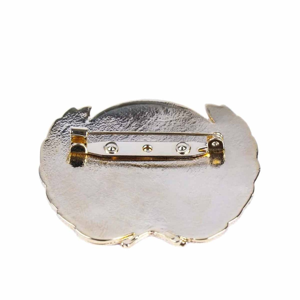 EMBLEMA IMMORTAL BOINA ONU METALICO DORADO