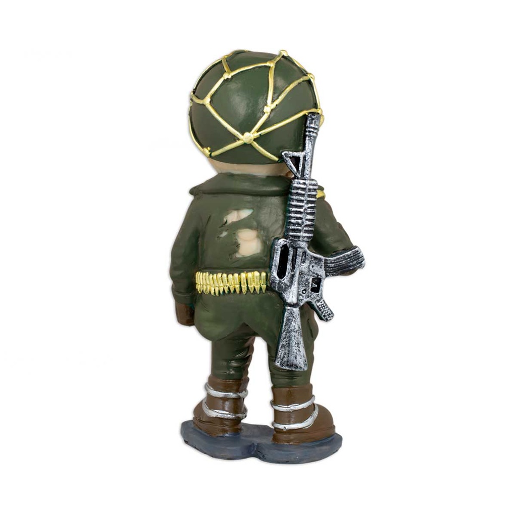 FIGURA RESINA ARMY CALAVERA VERDE