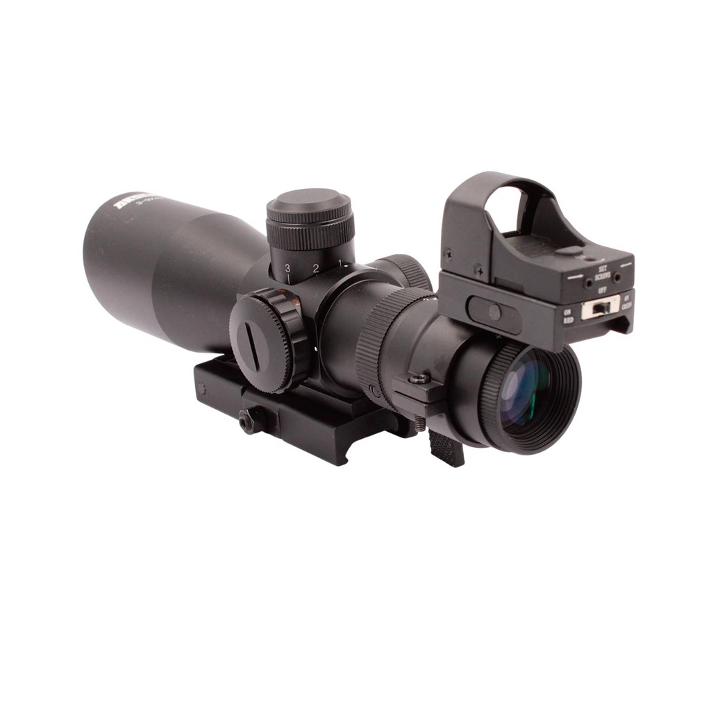 VISOR ARSENIC ARGON 3-9X42 CON RED DOT NEGRO