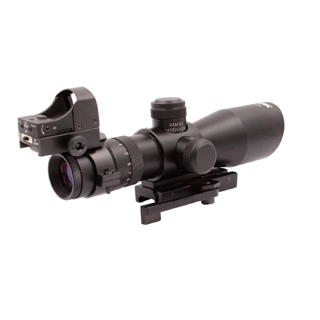 VISOR ARSENIC ARGON 3-9X42 CON RED DOT NEGRO