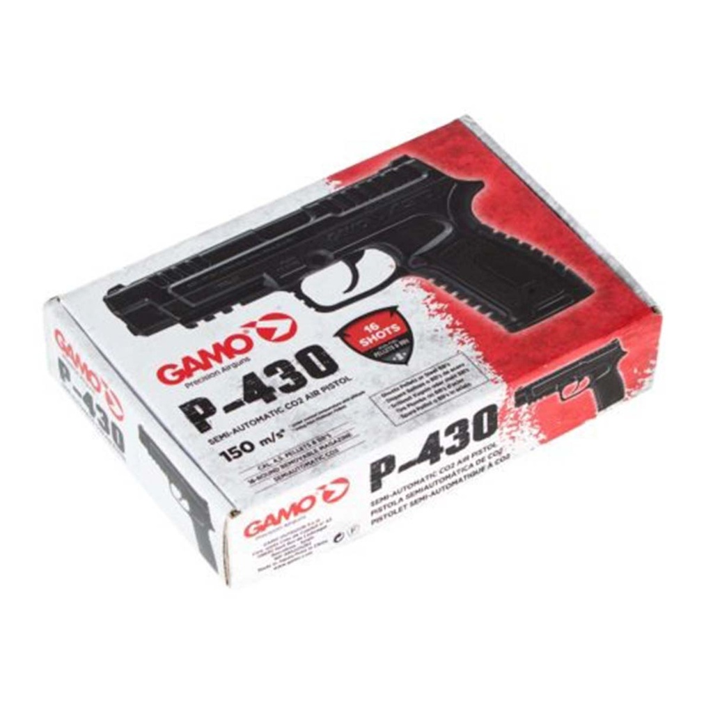PISTOLA GAMO P-430 4.5 CO2 NEGRA