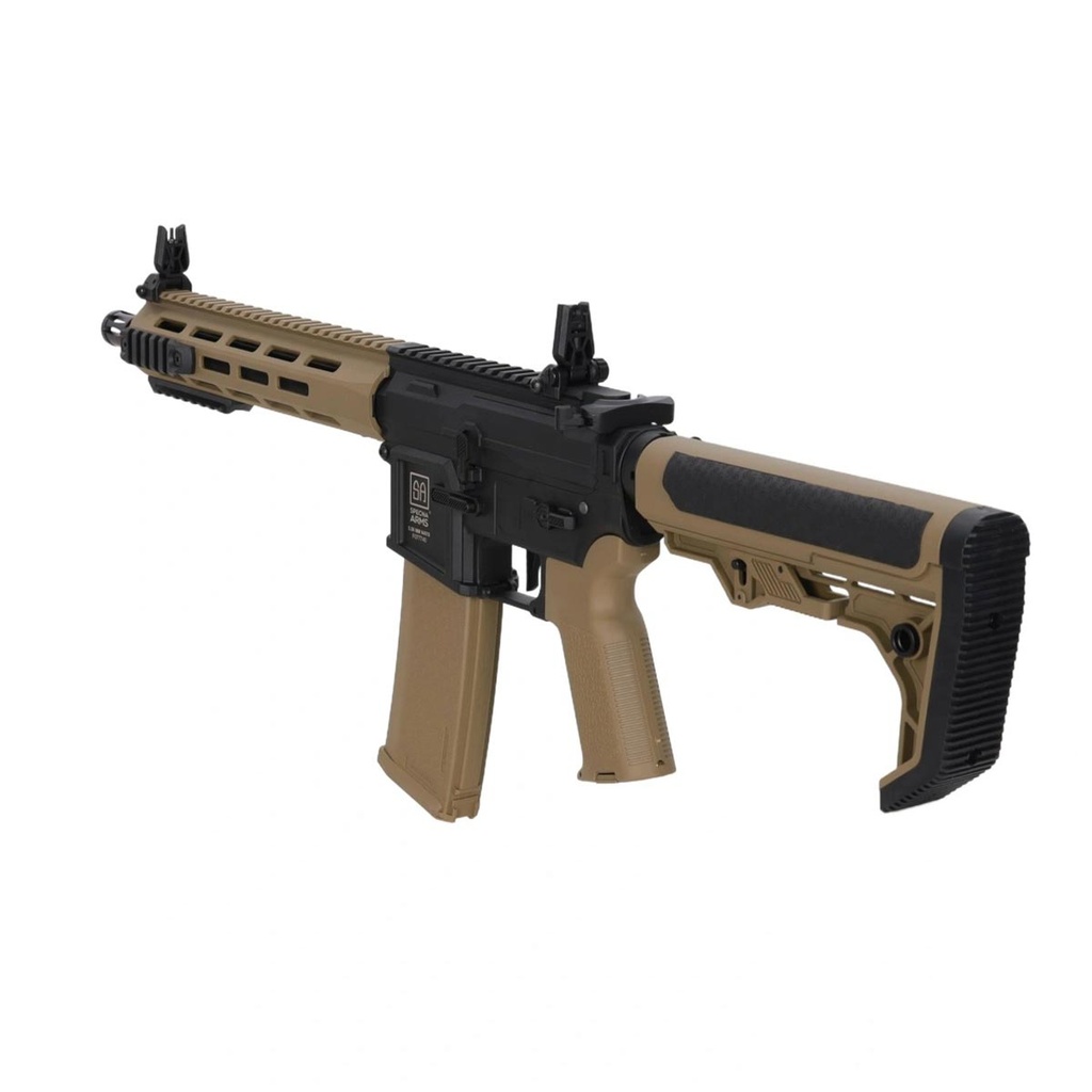 FUSIL SPECNA ARMS SA-F03 FLEX GEN.2 HAL ETU BRUSHLESS LIGHT OPS STOCK NEGRO-TAN