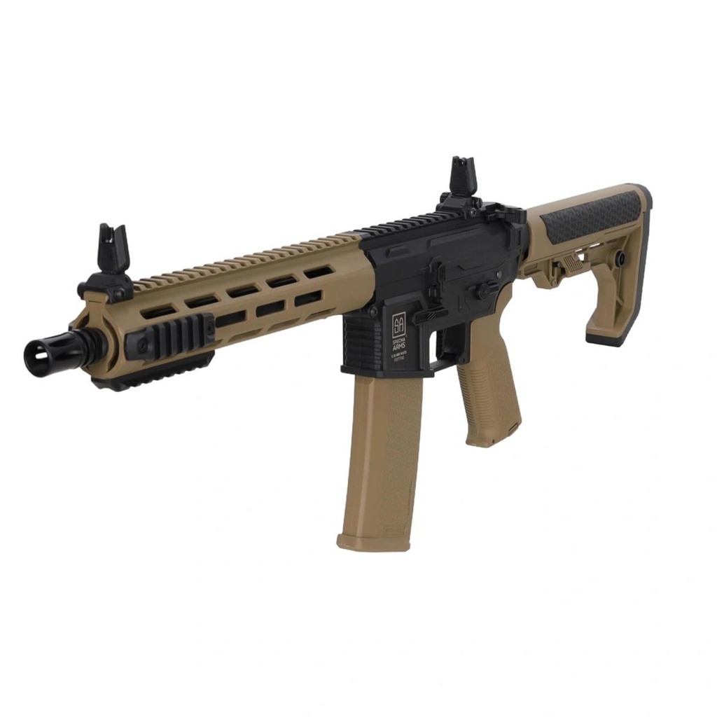 FUSIL SPECNA ARMS SA-F03 FLEX GEN.2 HAL ETU BRUSHLESS LIGHT OPS STOCK NEGRO-TAN
