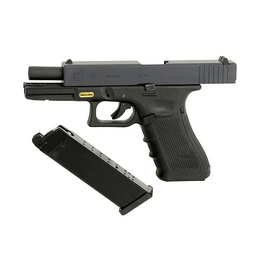 PISTOLA WE GLOCK 17 GEN.4 FULL METAL NEGRA