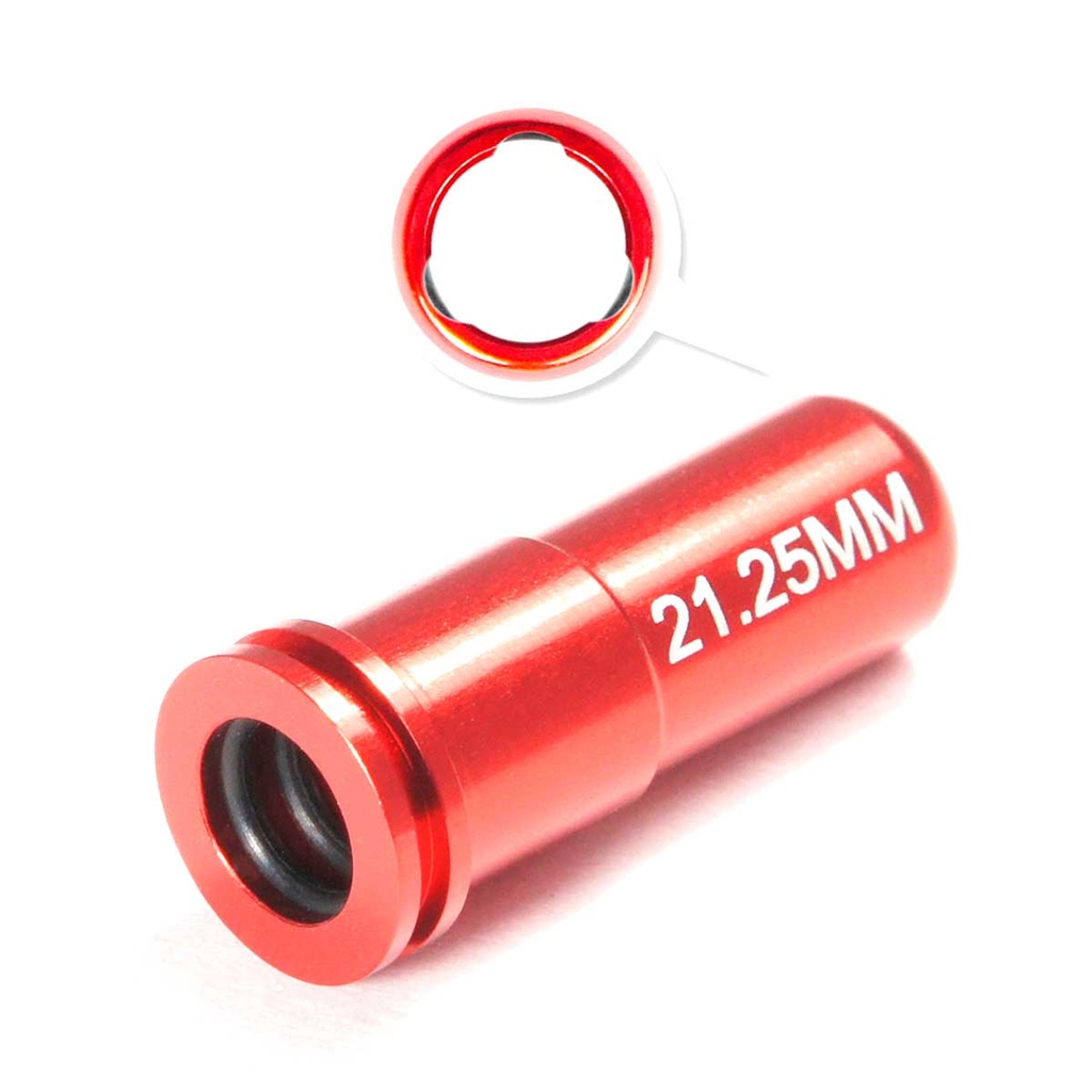 NOZZLE O-RING DOBLE MAXX MODEL 21.25MM CNC ALUMINIO ROJO