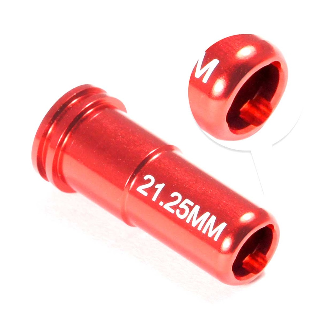 NOZZLE O-RING DOBLE MAXX MODEL 21.25MM CNC ALUMINIO ROJO