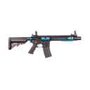 FUSIL COLT M4 BLAST BLUE FOX ED FULL METAL MOSFET NEGRO-AZUL