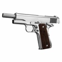 PISTOLA MARUI COLT MARK IV SERIES 70 NICKEL