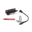 LASER MINI C/PULSADOR ROJO Y RIS NEGRA