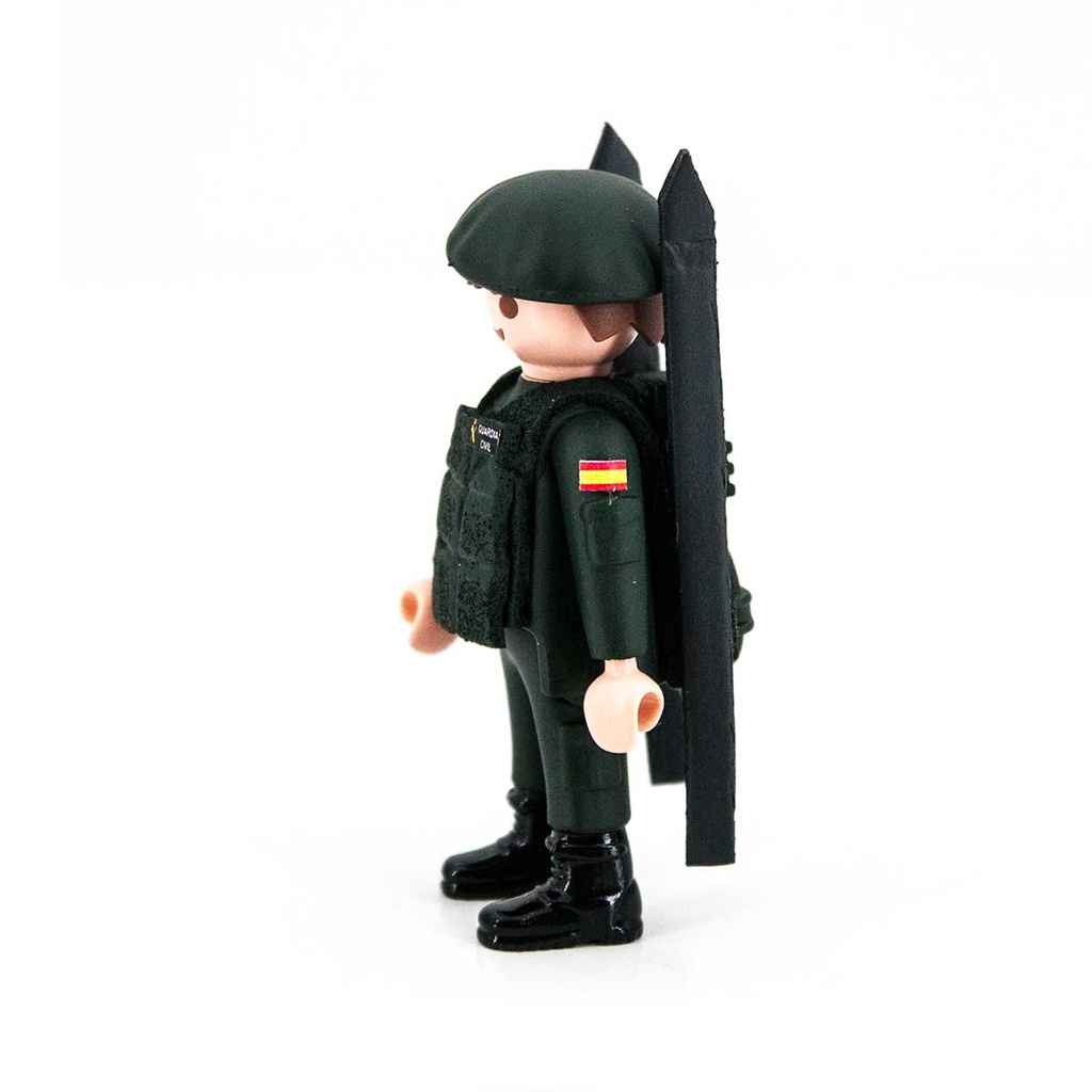 MUÑECO CUSTOM GUARDIA CIVIL ESQUIS VERDE