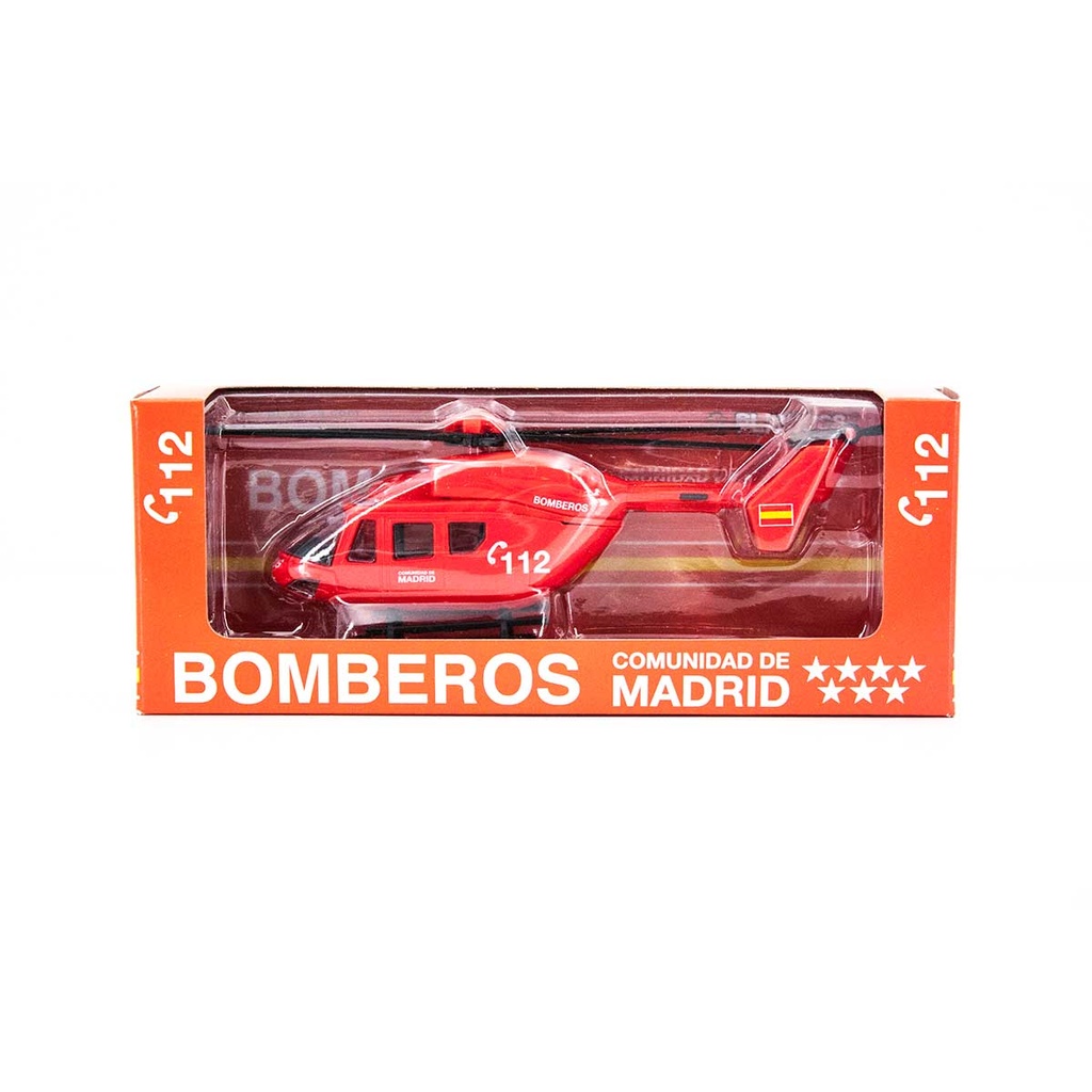 HELICOPTERO BOMBEROS COMUNIDAD MADRID 112 ROJO