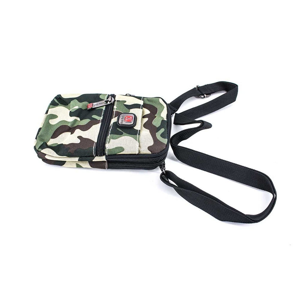 BOLSITO X CORDURA COLGAR CREMALLERA FRONTAL C/MOSQUETON CAMO