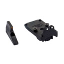 ADAPTADOR RMR Y ALZA EN ACERO PARA AAP01 ACTION ARMY NEGRO