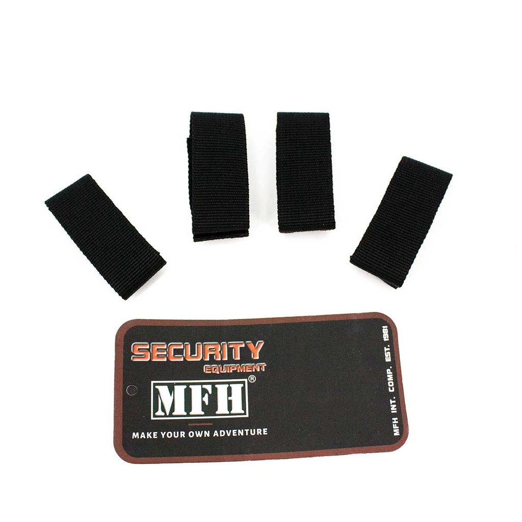 SEPARADOR NYLON CEÑIDOR CORCHETE MFH 4PCS NEGRO