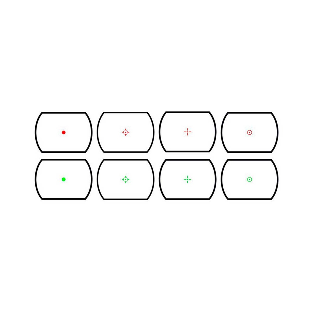 VISOR RED DOT THETA OPTICS REFEX NEGRO