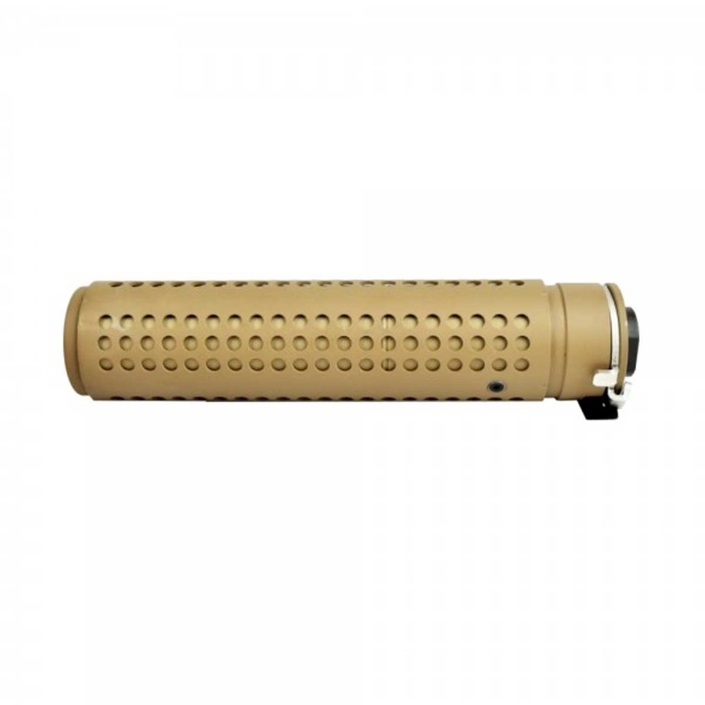 SILENCIADOR BIG DRAGON C/LIBERACION RAPIDA 175MM TAN