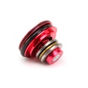 CABEZA PISTON DOBLE JUNTA TORICA AEG  AIRSOFTPRO ROJA