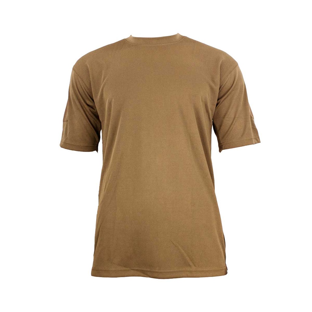 CAMISETA TACTICA MILTEC QUICK DRY M/CORTA TAN