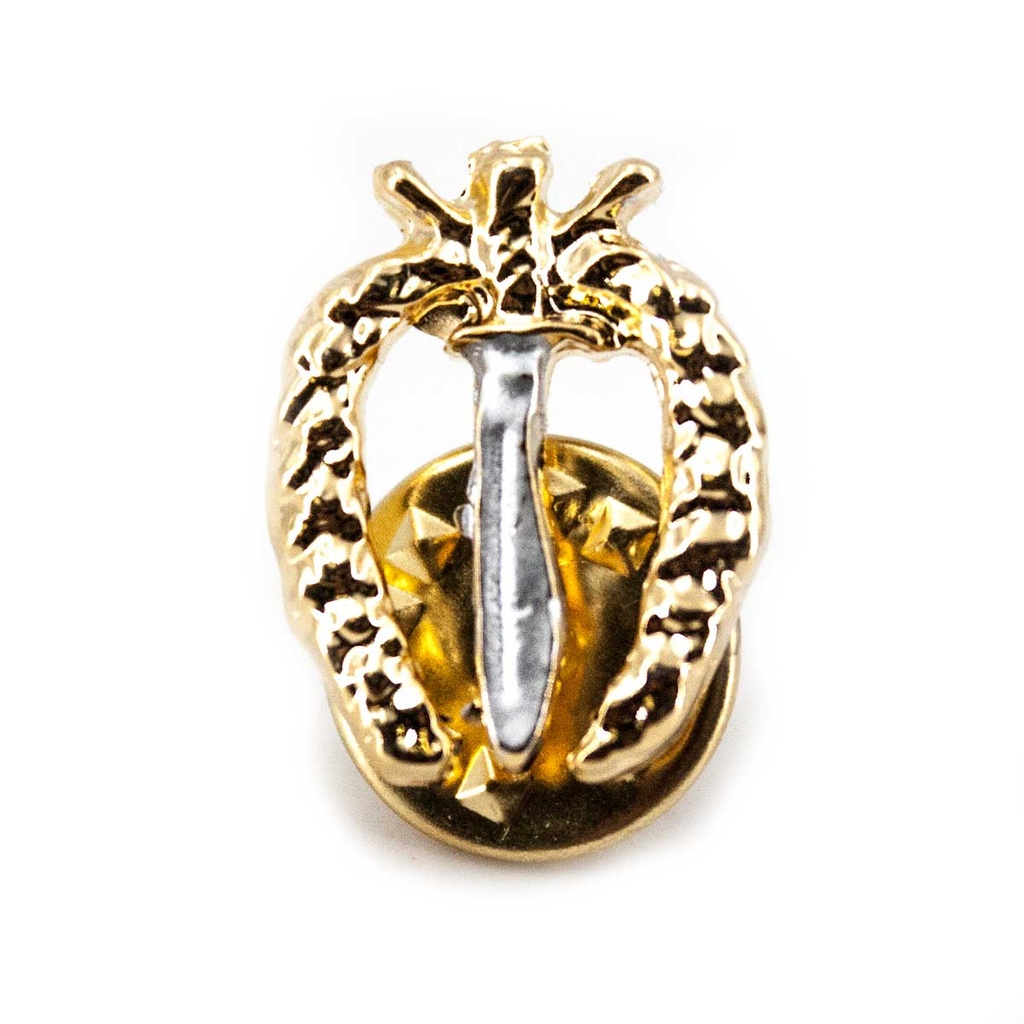 PIN COE MACHETE DORADO