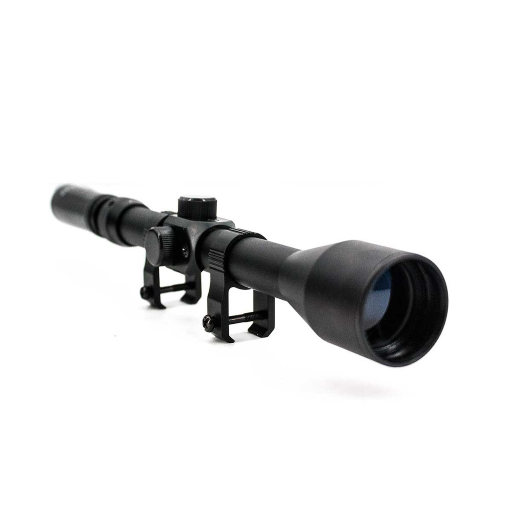 VISOR STINGER 3-7X28 C/MONTURAS CARABINA NEGRO