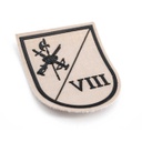 PARCHE LEGION VIII BANDERA COLON C/VELCRO TAN