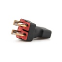 CONECTOR DOBLE T-DEAN MACHO A HEMBRA