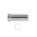 NOZZLE RETRO ARMS 21.2MM ALUMINIO CNC PLATA