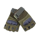 GUANTE AIRSOFT PROTECTION DEDO CORTADO VERDE