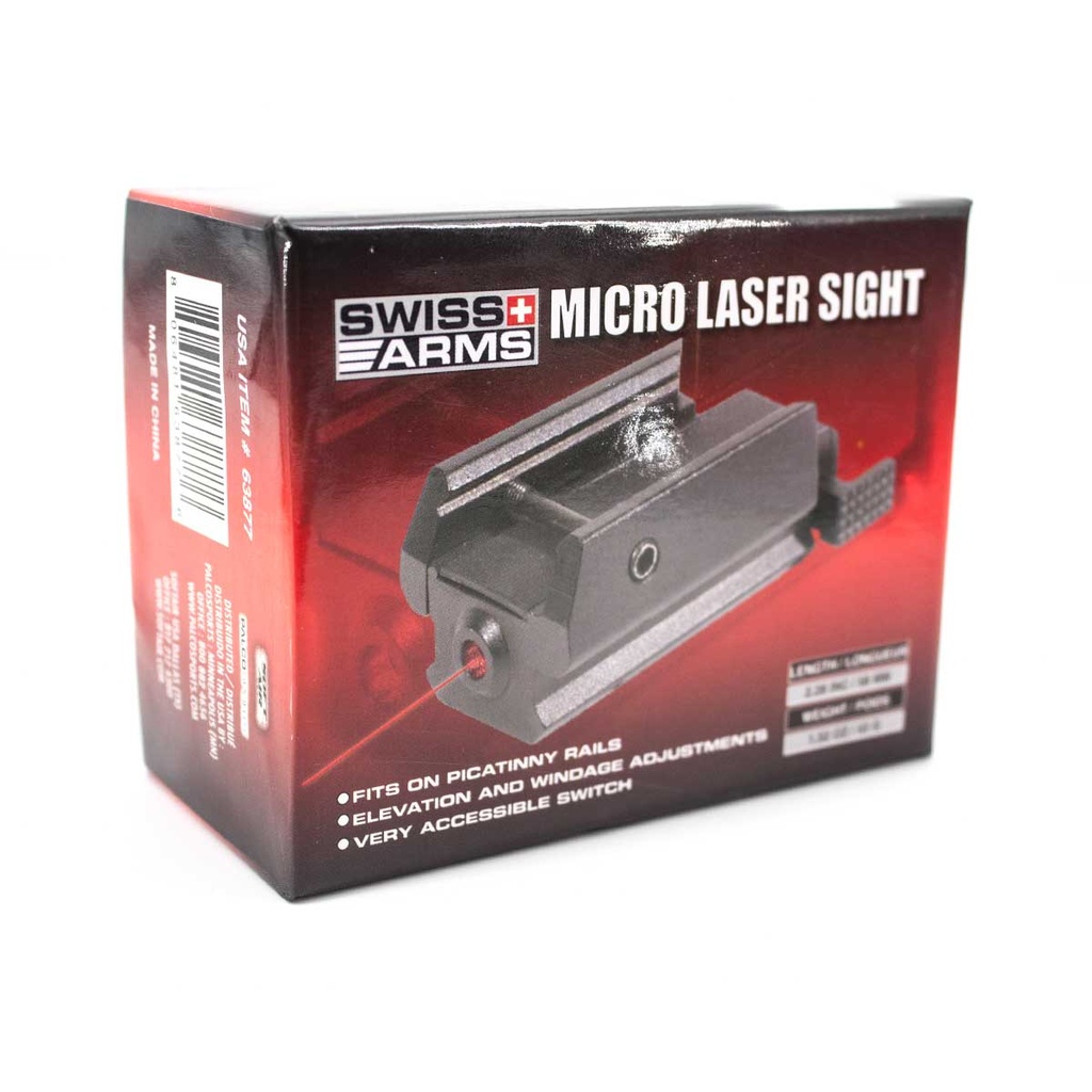 LASER SWISS ARMS MICRO PUNTO ROJO NEGRO