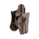 FUNDA PISTOLA RIGIDA AMOMAX SIG SAUER P226 TAN