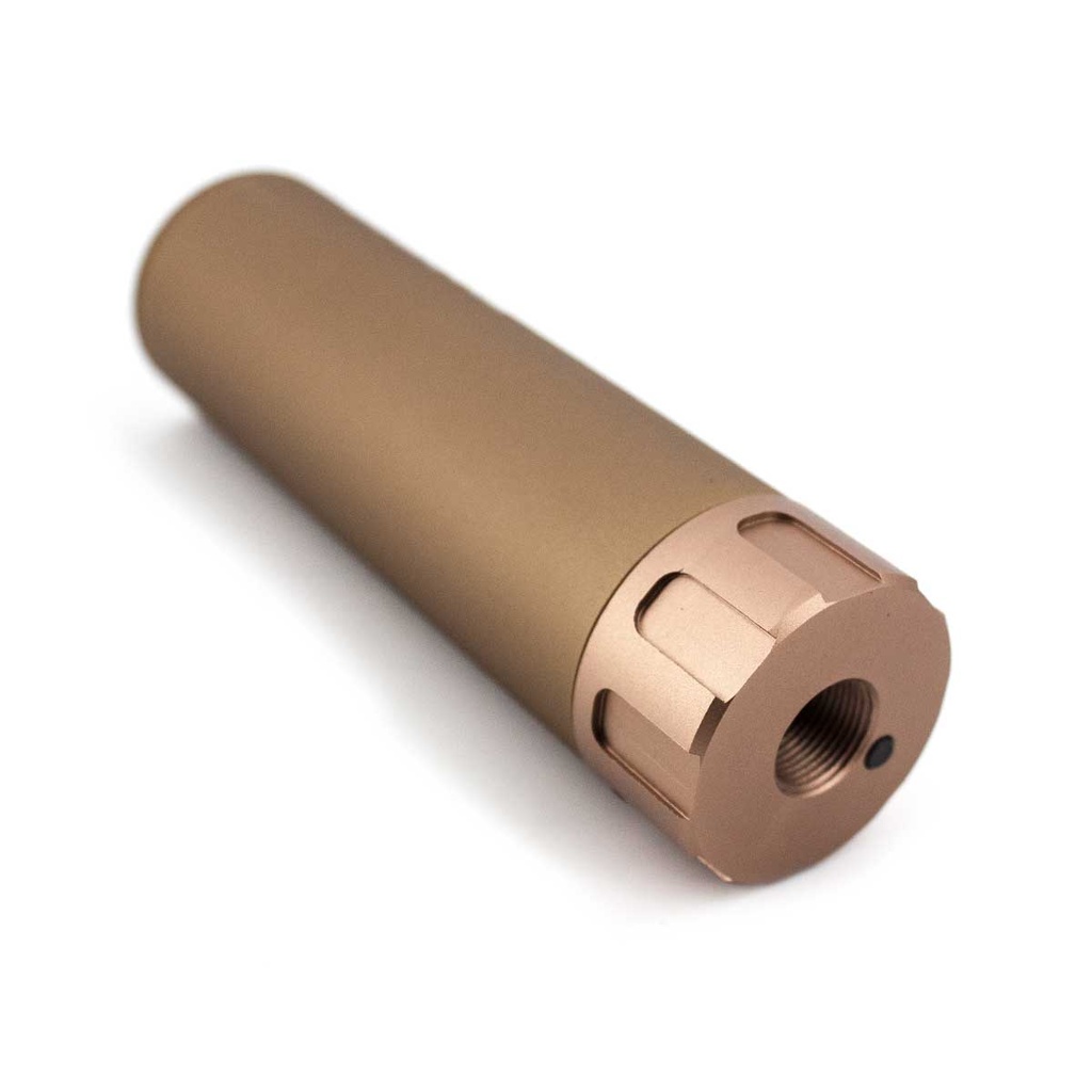 SILENCIADOR TRAZADOR MEDIANO 13.2CM/14MM CCW TAN