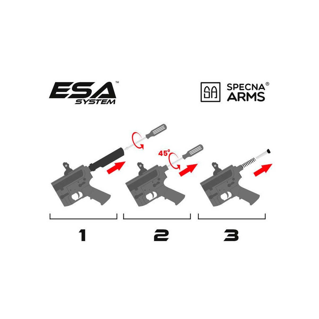 FUSIL SPECNA ARMS SA-E08 EDGE RRA CARBINE NEGRO