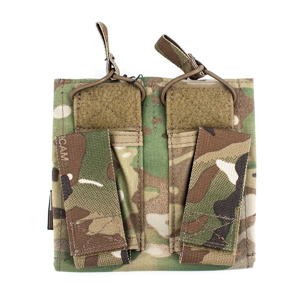 POUCH CARGADOR DOBLE EMERSON 5.56&PISTOL OPEN TOP MULTICAM