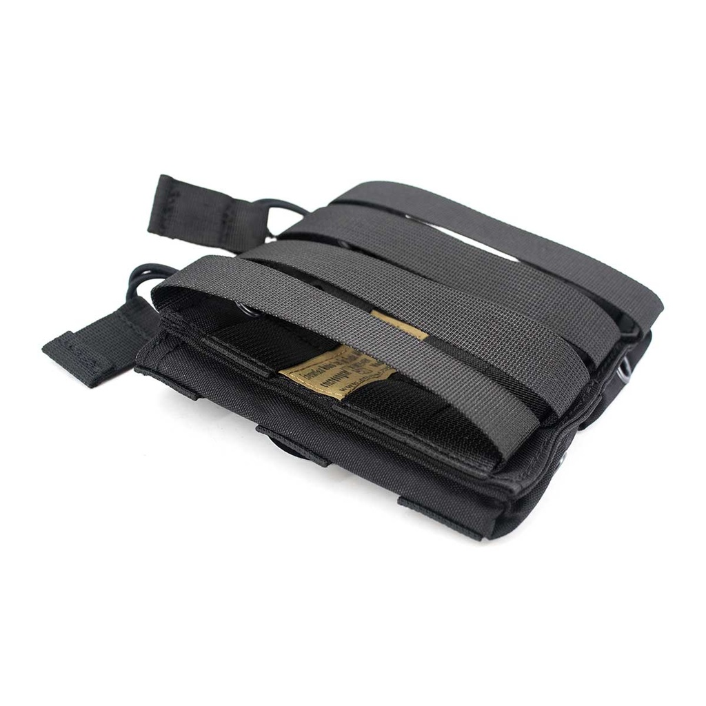 POUCH CARGADOR DOBLE EMERSON OPEN TOP NEGRO