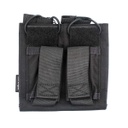 POUCH CARGADOR DOBLE EMERSON 5.56&PISTOL OPEN TOP NEGRO