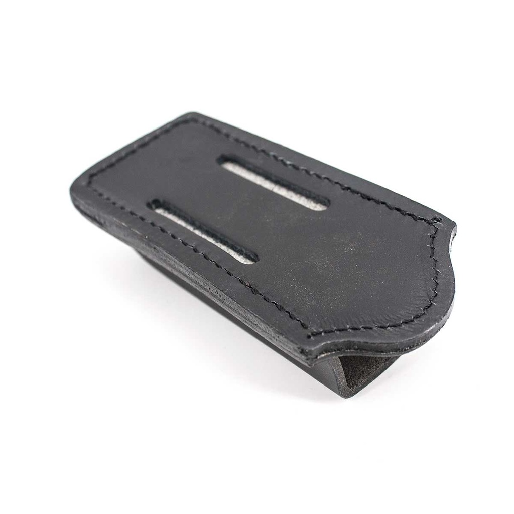 POUCH CARGADOR CUERO USP COMPACT NEGRO