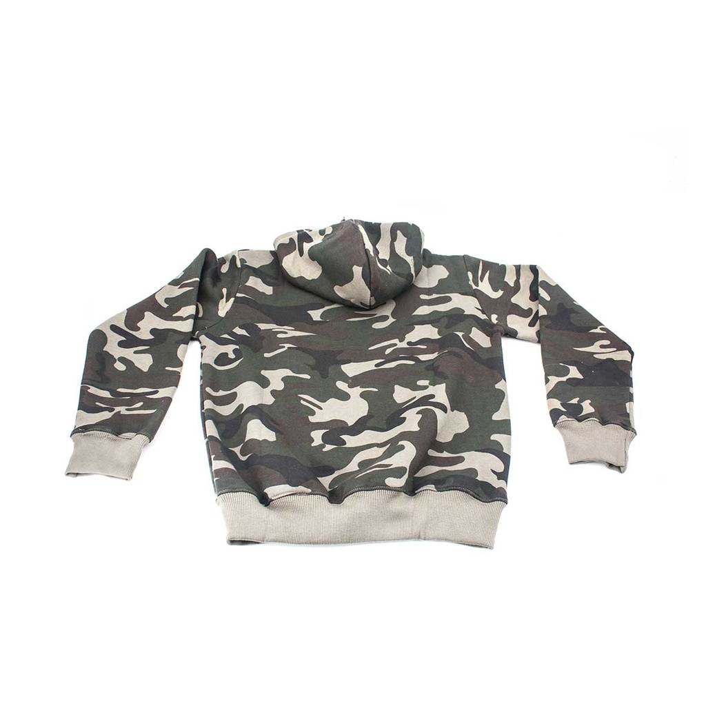 SUDADERA NIÑO CANGURO C/CAPUCHA CAMO