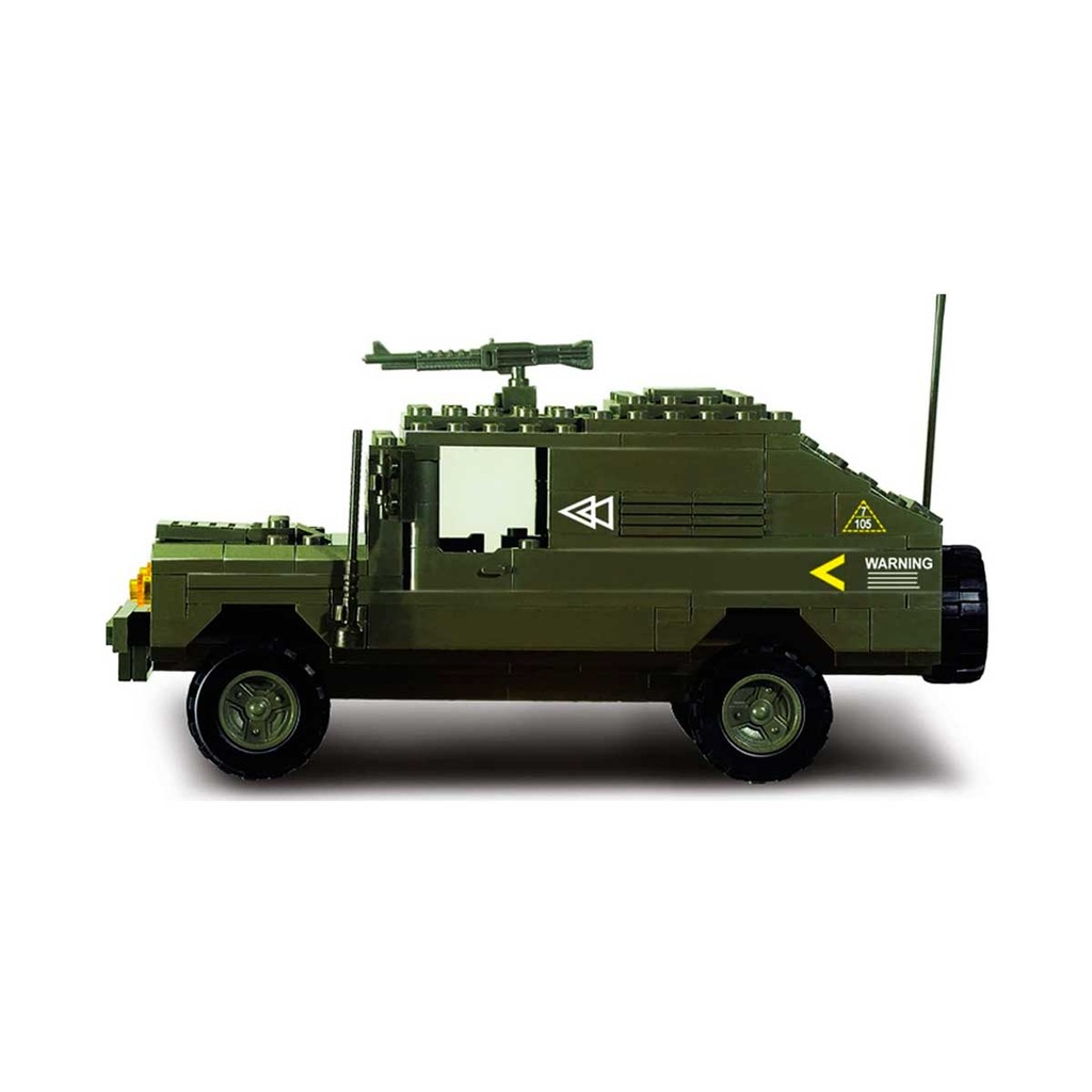 HUMMER CON FUSIL SLUBAN 191 PCS VERDE