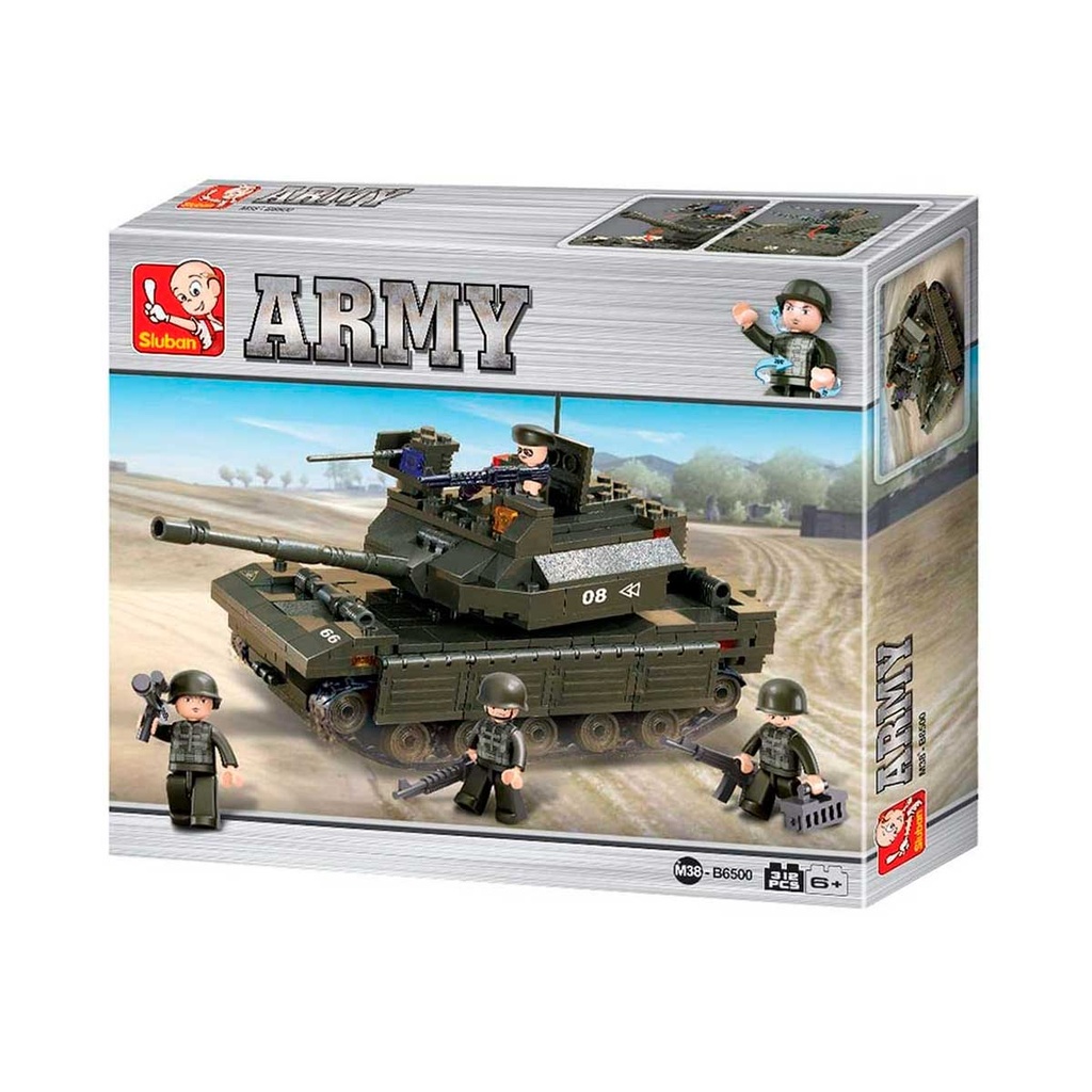 TANQUE PESADO SLUBAN 312 PCS VERDE